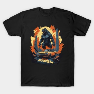 Godzilla car design T-Shirt